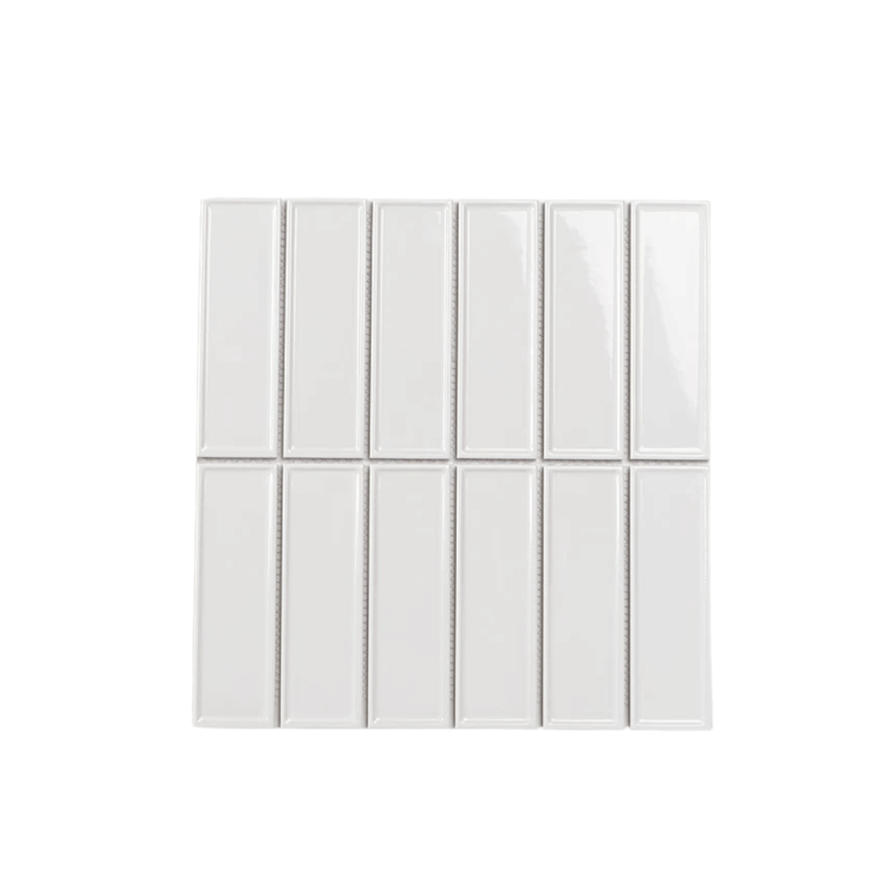 โมเสค TIMELESS TILES รุ่น BAR 29.3X28.5 ซม. สีขาว ผิวเงา